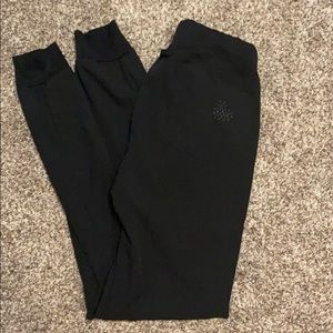 Black jogger scrubs